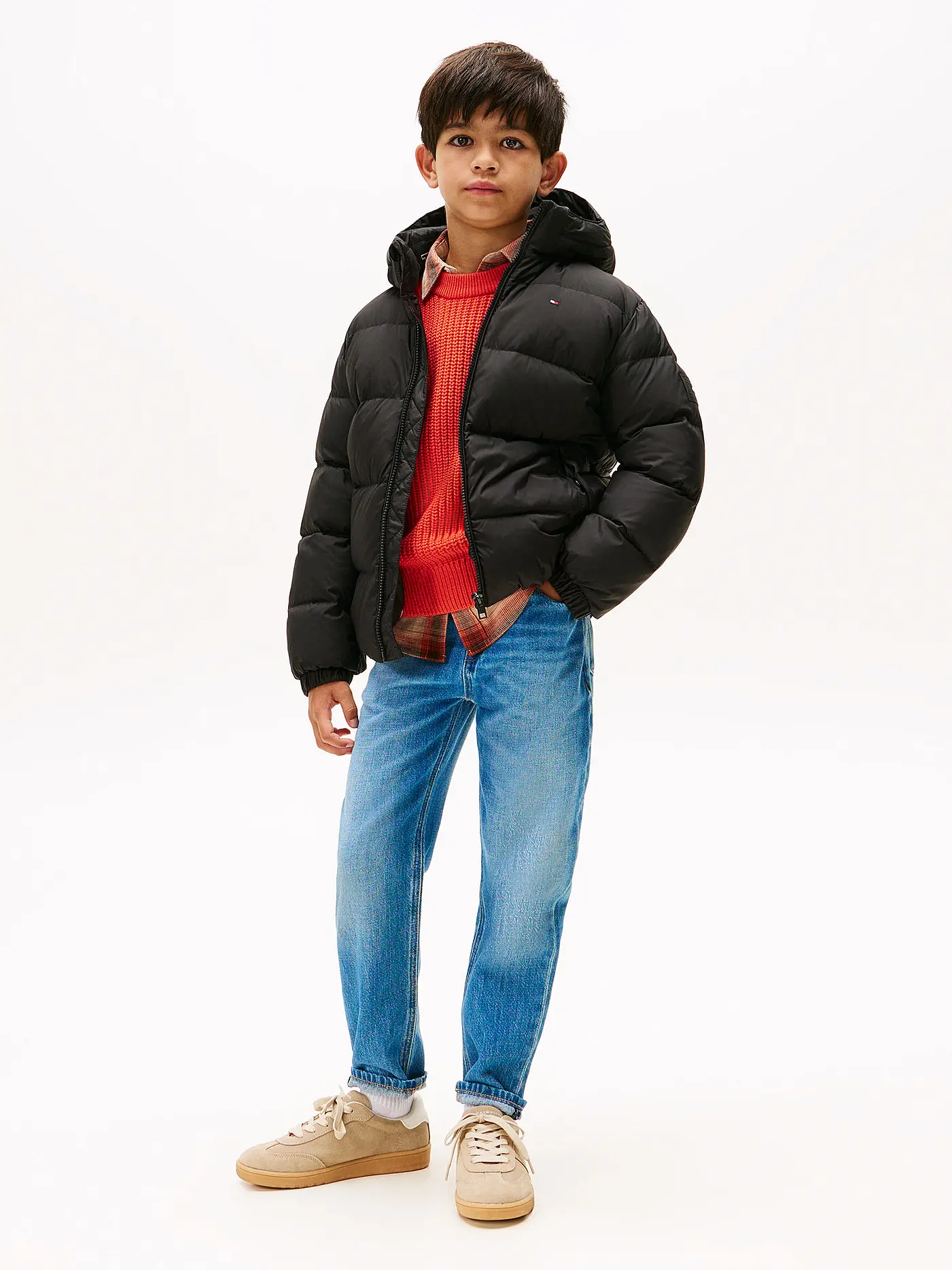 TOMMY HILFIGER | Jungen Jacke | schwarz